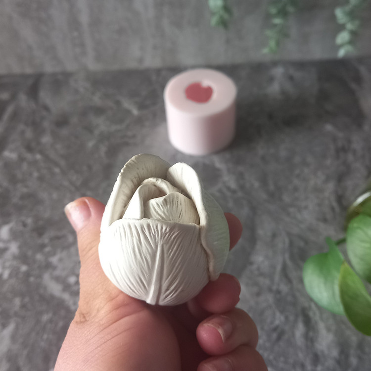 قالب غنچه گل رز